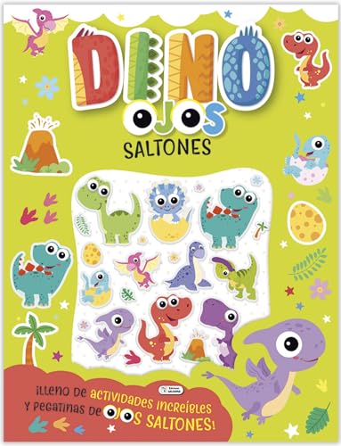 OJOS SALTONES STICKERS BOOK - DINO von Ediciones Saldaña, S.A.