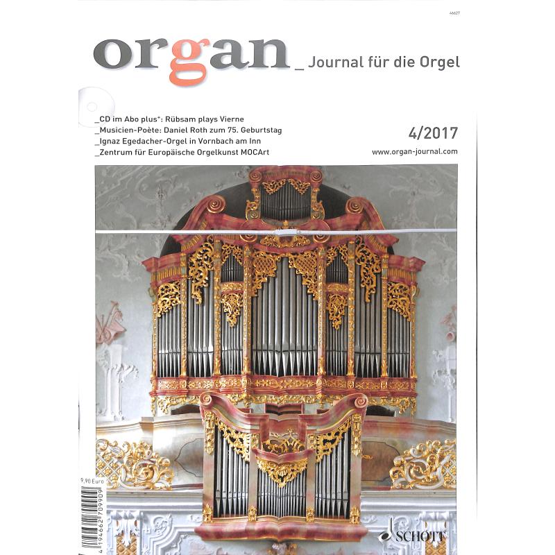 ORGAN - JOURNAL FUER DIE ORGEL 4/2017