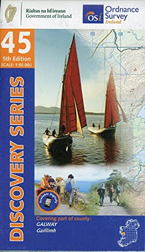 OS Eire 50T.Blatt 45: OSI Discovery Sheet (Irish Discovery, Band 45) von Ordnance Survey