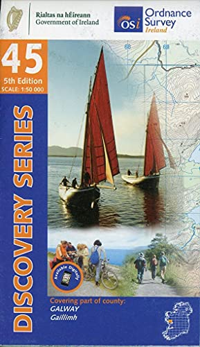 OS Eire 50T.Blatt 45: OSI Discovery Sheet (Irish Discovery, Band 45) von ORDNANCE SURVEY