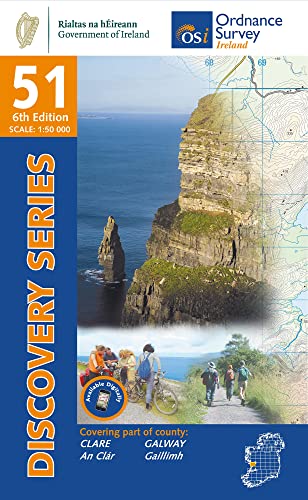 OS Eire 50T.Blatt 51 (Irish Discovery Series, Band 51)