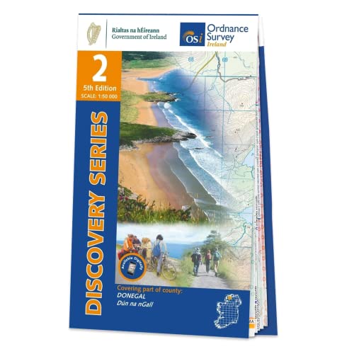 OS Eire 50T.Blatt 02: Ordnance Survey Eire (Ireland Discovery Series, Band 2) von Ordnance Survey Ireland