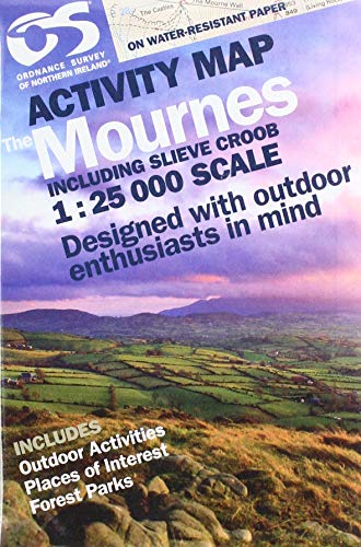 OSNI 1:25000 Mournes Activity Including Slieve Croob von Ordnance Survey