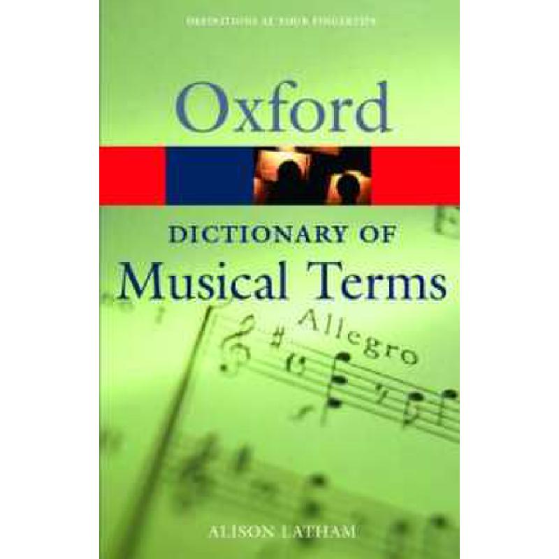 OXFORD DICTIONARY OF MUSICAL TERMS