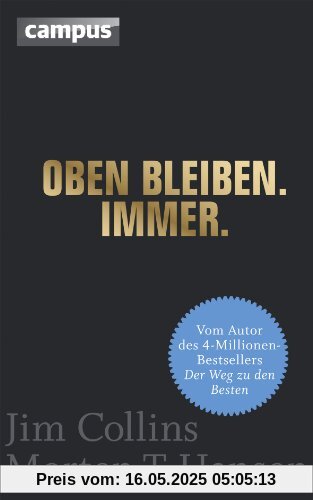 Oben bleiben. Immer