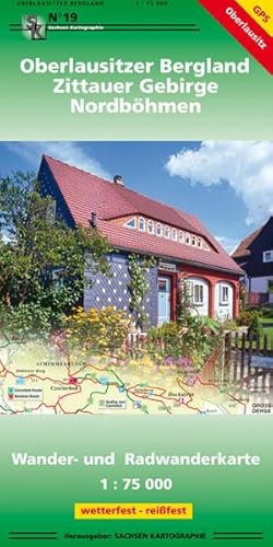 Oberlausitzer Bergland - Zittauer Gebirge - Nordböhmen: Wander- und Radwanderkarte 1 : 75 000 GPS-fähig Oberlausitzer Bergland - Zittauer Gebirge - Nordböhmen: Wander- und Radwanderkarte 1 : 75 000 GPS-fähig