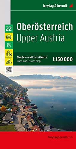 Oberösterreich, Straßen- und Freizeitkarte 1:150.000, freytag & berndt: Mit Infoguide, Top Tips, Innenstadtpläne, Radrouten (freytag & berndt Auto + Freizeitkarten) von FREYTAG-BERNDT UND ARTARIA