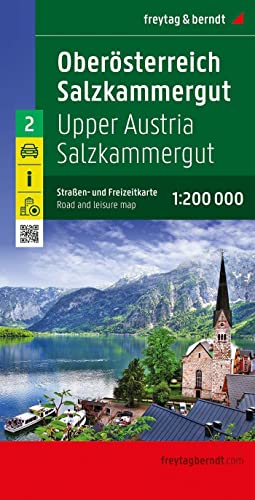 Oberösterreich - Salzkammergut, Straßen- und Freizeitkarte 1:200.000, freytag & berndt (freytag & berndt Auto + Freizeitkarten)