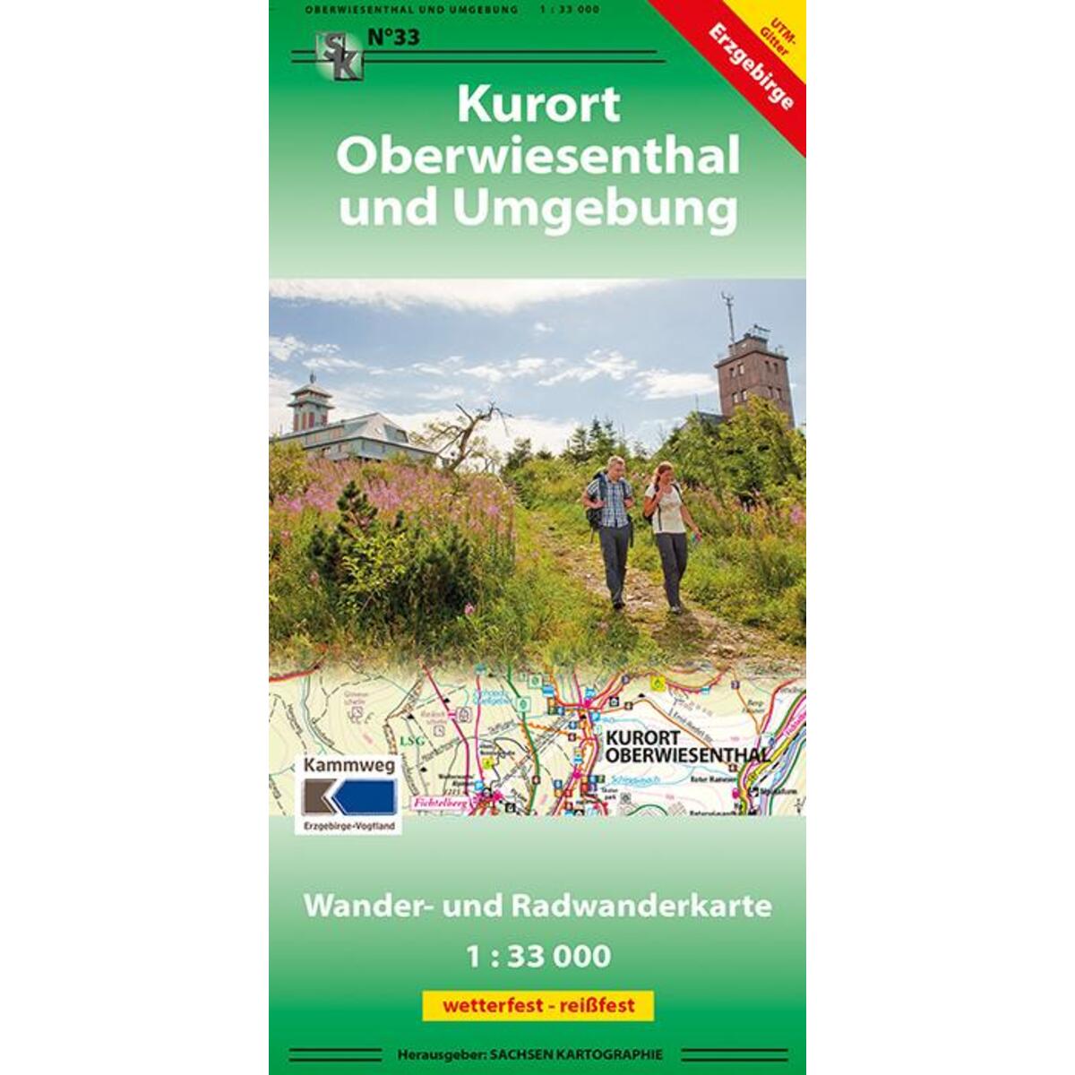Oberwiesenthal und Umgebung 1 : 33 000 Oberwiesenthal und Umgebung 1 : 33 000 von Sachsen Kartographie