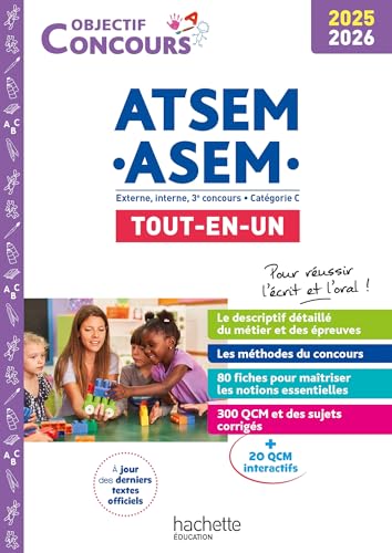 Objectif Concours ATSEM ASEM - Tout-en-un - 2025-2026: Externe, interne et 3e voie von HACHETTE EDUC
