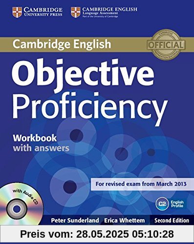 Objective Proficiency Workbook with Answers with Audio CD