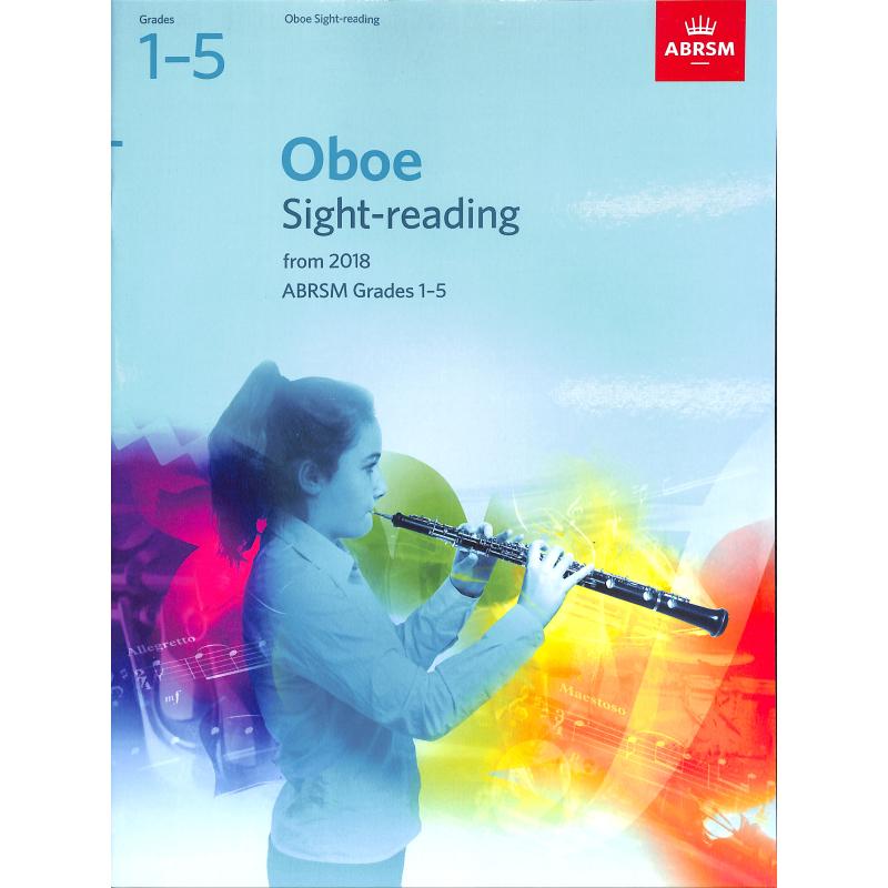 Oboe sight reading grades 1-5 from 2018