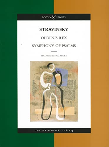Oedipus Rex / Psalmensymphonie: Oper / gemischter Chor (SATB) und Orchester. Studienpartitur. (The Masterworks Library)