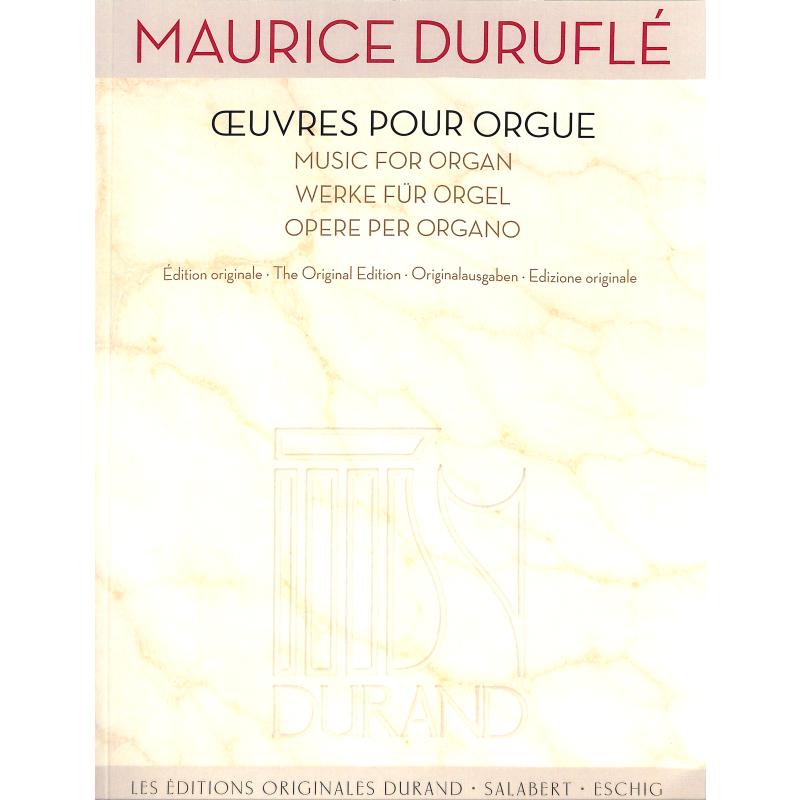 Oeuvres pour orgue