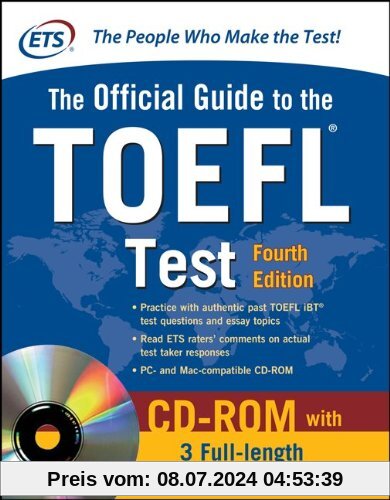 Official Guide to the TOEFL Test with CD-ROM (McGraw-Hill's Official Guide to the TOEFL Ibt (W/CD))