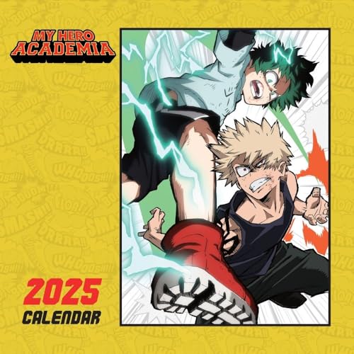 Official My Hero Academia Square Calendar 2025