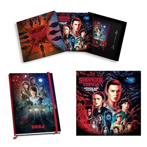 Official Stranger Things 2024 Collectors Gift Box Set: Including Large Square Calendar, A5 Size Diary and Pen von Danilo