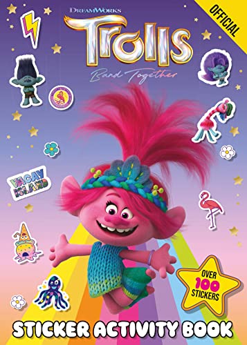 Official Trolls Band Together Sticker Activity Book: Over 100 Stickers (Trolls 3) von Orchard Books