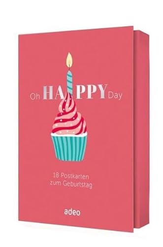 Oh Happy Day - Postkartenset: 18 Postkarten zum Geburtstag