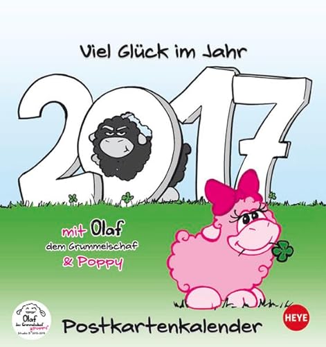 Olaf und Poppy, das Grummelschaf Postkartenkalender - Kalender 2017 von Heye