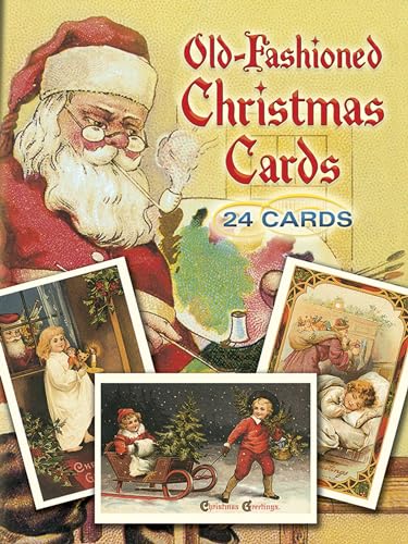 Old-Fashioned Christmas Postcards: 24 Full Color Ready-To-Mail Postcards (Dover Postcards)
