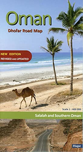 Oman: Dhofar Road Map: Salalah and Southern Oman. GPS-taugliche Straßenkarte von Hupe Ilona Verlag