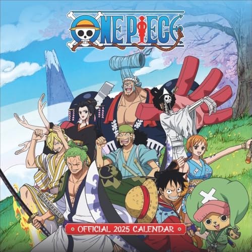 One Piece Broschurkalender 2025: Mit diesem Anime-Kalender können Fans die Abenteuer der Strohhutbande hautnah miterleben. Schöne Geschenkidee für Manga-Freunde. 30,5 x 30,5 cm One Piece Broschurkalender 2025: Mit diesem Anime-Kalender können Fans die Abenteuer der Strohhutbande hautnah miterleben. Schöne Geschenkidee für Manga-Freunde. 30,5 x 30,5 cm