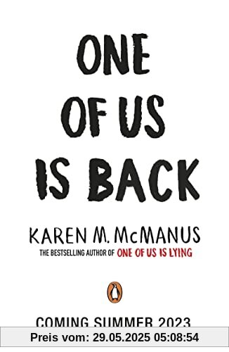 One of Us is Back: Karen McManus (One Of Us Is Lying, 3)