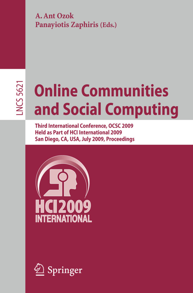 Online Communities and Social Computing von Springer-Verlag GmbH