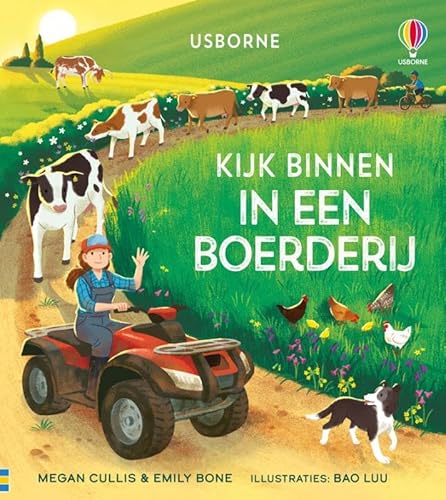 Op de boerderij (Kijk binnen, 1) von Usborne Publishers