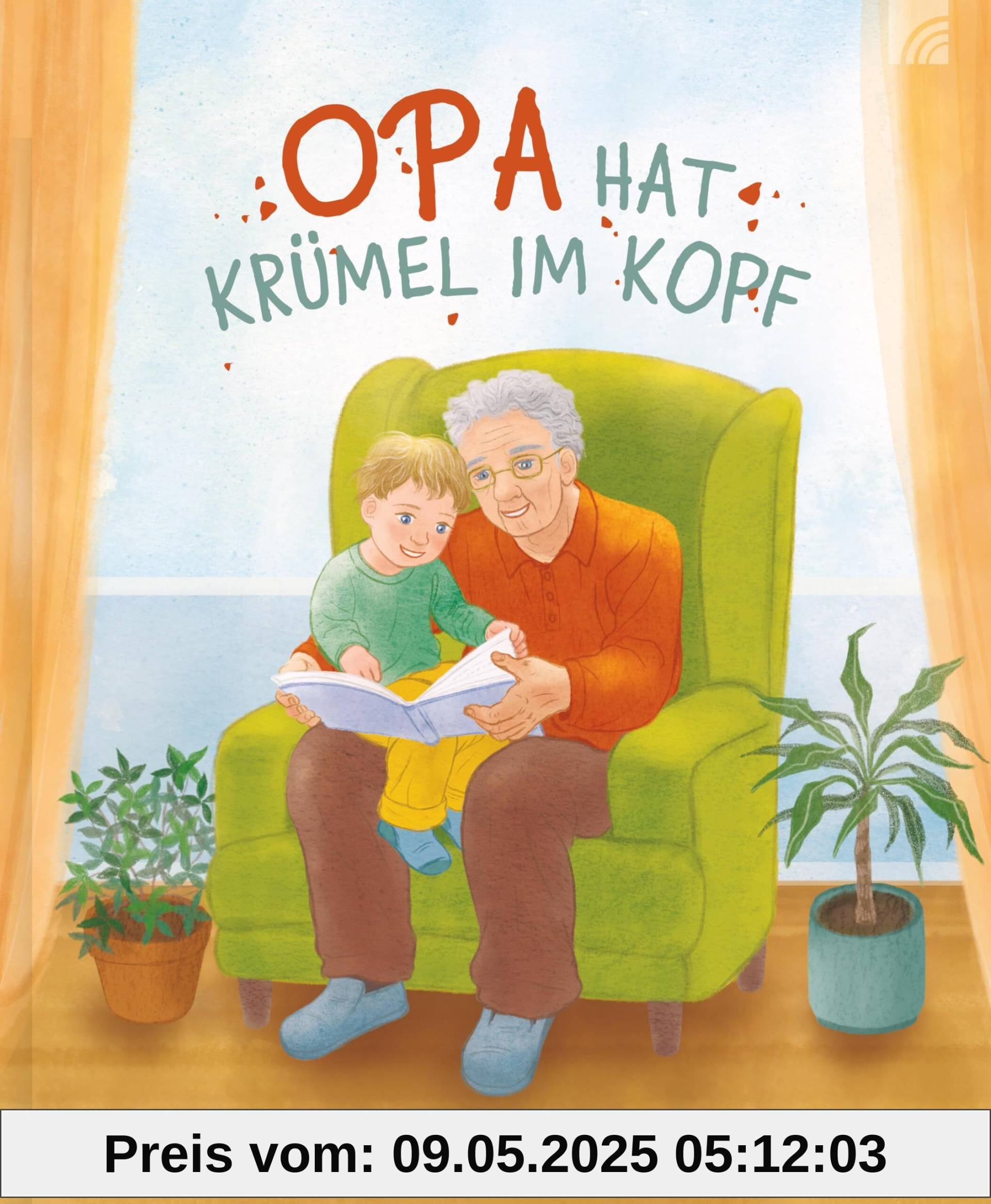 Opa hat Krümel im Kopf: Bilderbuch ab 5 Jahren, aus der Sicht des siebenjährigen Enkels über den Umgang seiner Familie mit der Alzheimer-Erkrankung ... - Alzheimer und Demenz kindgerecht erklärt.