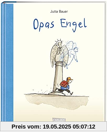 Opas Engel - Jubiläumsausgabe im großen Format in hochwertiger Ausstattung mit Halbleinen: Trauerbegleitung - Hospiz - Trauerbuch - Trauern mit Kindern