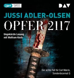 Opfer 2117 / Carl Mørck. Sonderdezernat Q Bd.8 (2 MP3-CDs) von Der Audio Verlag, Dav