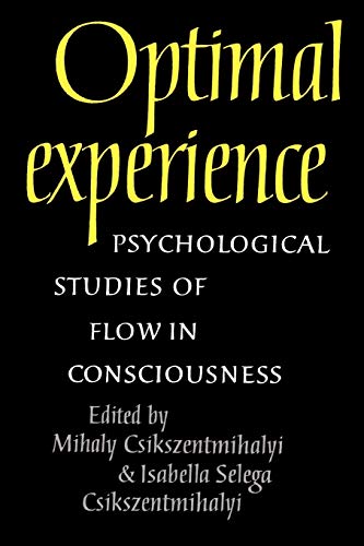 Optimal Experience: Psychological Studies of Flow in Consciousness von Cambridge University Press