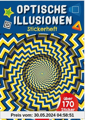 Optische Illusionen Stickerheft: Über 170 Sticker | Eigene optische Täuschungen entwerfen