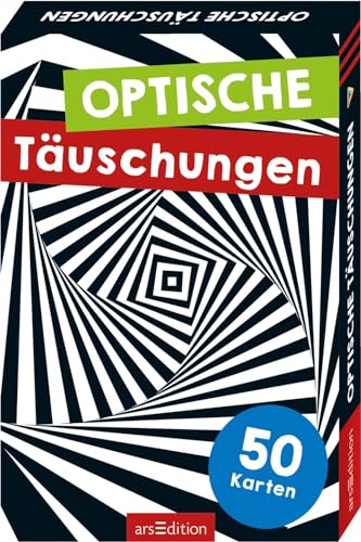 Optische Täuschungen: 50 Karten | Kartenbox mit 50 verblüffenden Illusionen ab 8 Jahren