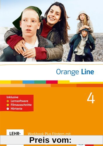 Orange Line / Teil 4: (4. Lernjahr) Erweiterungskurs: Workbook Plus Fördern mit CD-ROM und Lernsoftware