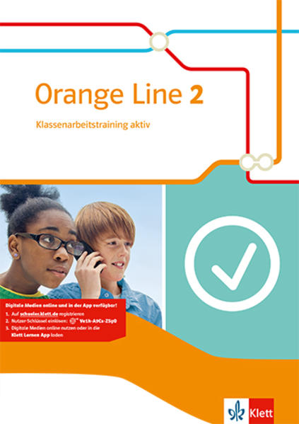 Orange Line 2. Klassenarbeitstraining aktiv mit Multimedia-CD. Klasse 6 von Klett Ernst /Schulbuch