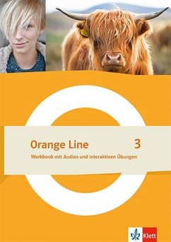 Orange Line 3. Workbook mit Audios und interaktiven Übungen Klasse 7 von Klett
