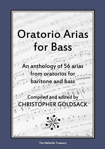 Oratorio Arias for Bass: An anthology of 56 arias from oratorios for bass von Lulu