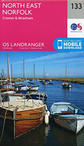 Ordnance Survey Blatt 133: Cromer & Wroxham (OS Landranger Map, Band 133)