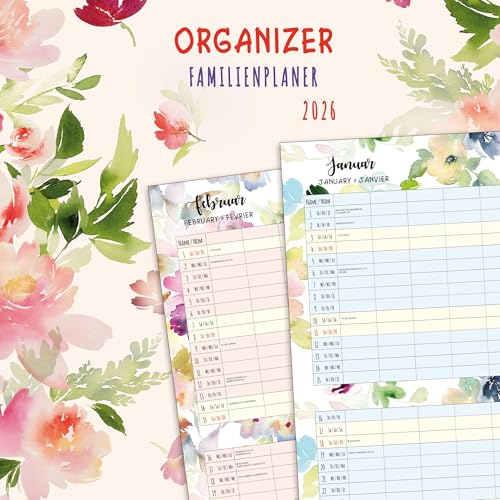 Organizer 2026: Kalender 2026 (Artwork Edition) von Tushita PaperArt