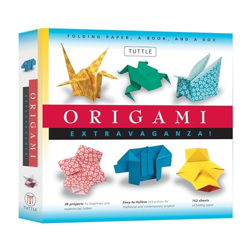 Origami Extravaganza! Kit [With Paper, Box] (Craft): Origami Kit Includes Origami Book, 38 Fun Projects and 162 High-Quality Origami Papers: Great for Both Kids and Adults