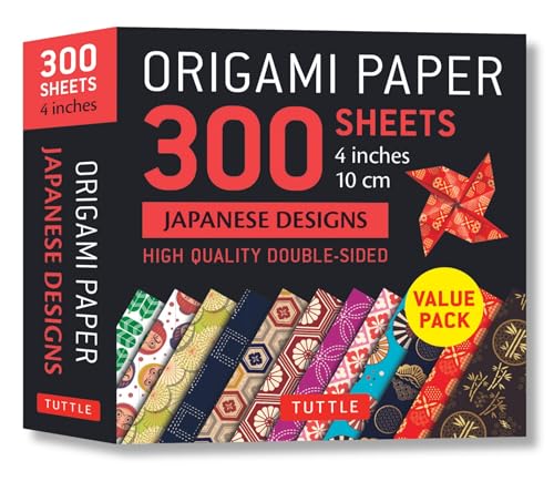 Origami Paper 300 Sheets Japanese Designs 4 (10 CM): Tuttle Origami Paper: High-Quality Double-Sided Origami Sheets Printed with 12 Different Designs: ... Sheets Printed with 12 Different Designs von Tuttle Publishing