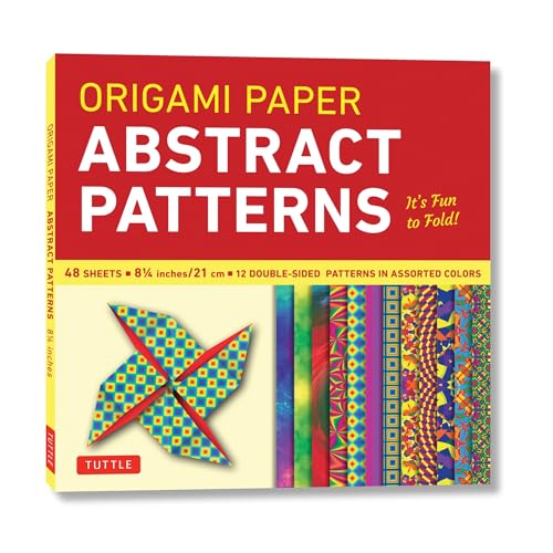 Origami Paper - Abstract Patterns: Tuttle Origami Paper: Large Origami Sheets Printed with 12 Different Designs: Instructions for 6 Projects Included von Tuttle Publishing