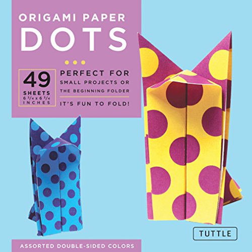 Origami Paper - Dots: Tuttle Origami Paper: Origami Sheets Printed With 8 Different Patterns: Instructions for 6 Projects Included von Tuttle Publishing