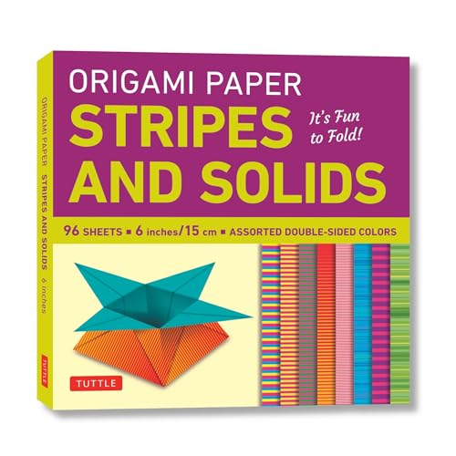 Stripes and Solids Origami Paper: It's Fun to Fold! von Tuttle Publishing