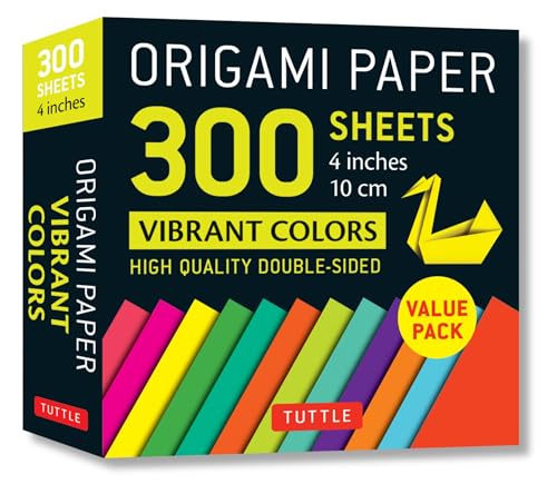 Origami Paper Vibrant Colors: Tuttle Origami Paper: Double-sided Origami Sheets Printed With 12 Different Designs von Tuttle Publishing