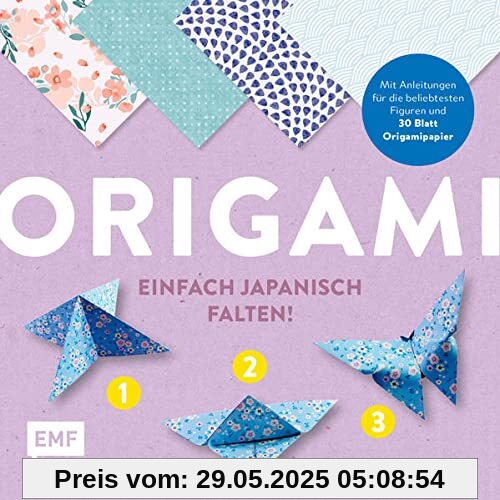Origami – einfach japanisch falten!: Mit Anleitungen für die beliebtesten Figuren und 40 Blatt Origamipapier Origami – einfach japanisch falten!: Mit Anleitungen für die beliebtesten Figuren und 40 Blatt Origamipapier