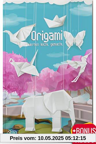 Origami lernen leicht gemacht: Origami-Buch für Kinder und Erwachsene, Origami Faltbuch mit 40 Anleitungen + 5 Videoanleitungen und Bonusmaterial Origami lernen leicht gemacht: Origami-Buch für Kinder und Erwachsene, Origami Faltbuch mit 40 Anleitungen + 5 Videoanleitungen und Bonusmaterial